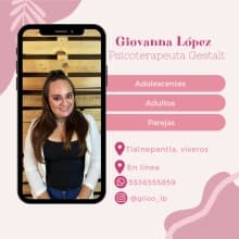 Foto de Lic. Giovanna López Pérez